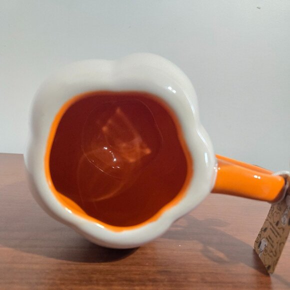 Rae Dunn Pumpkin Spice Coffee Mug Peanuts Design Snoopy New With Tags Handmade - Picture 5 of 6